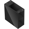 Mexen Box-A dulap deschis cu raft 20 cm, negru lucios - 91AX2-0200-470-0-70