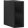 Mexen Box-A dulap deschis cu poliță 20 cm, negru mat - 91AX2-0200-470-0-71