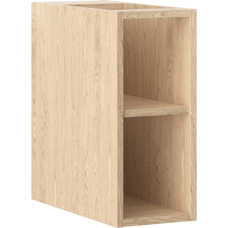 Mexen Box-A nyitott szekrény polccal 20 cm, tölgy - 91AX2-0200-470-0-81