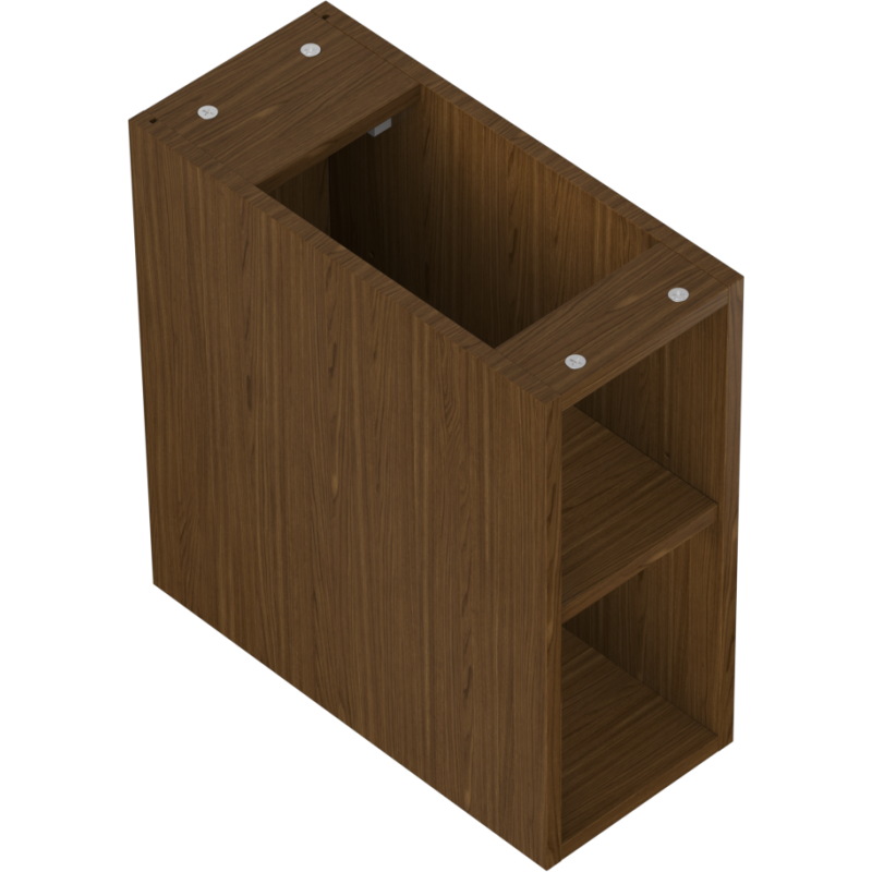 Mexen Box-A dulap deschis cu raft 20 cm, nuc - 91AX2-0200-470-0-86