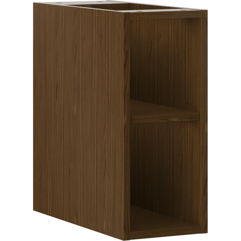 Mexen Box-A nyitott szekrény polccal, 20 cm, dió - 91AX2-0200-470-0-86