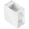 Mexen Box-A dulap deschis cu raft 25 cm, alb lucios - 91AX2-0250-470-0-00