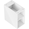 Mexen Box-A nyitott szekrény polccal 25 cm, fényes fehér - 91AX2-0250-470-0-00