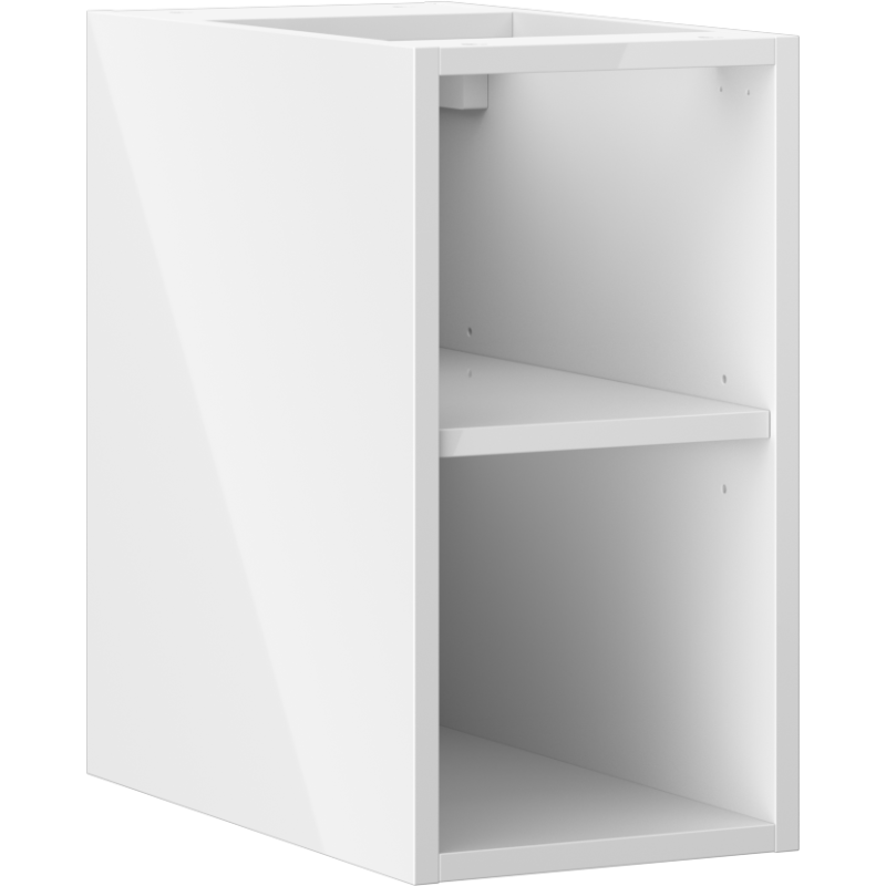Mexen Box-A dulap deschis cu raft 25 cm, alb lucios - 91AX2-0250-470-0-00