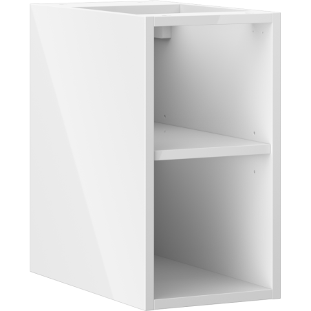 Mexen Box-A nyitott szekrény polccal 25 cm, fényes fehér - 91AX2-0250-470-0-00
