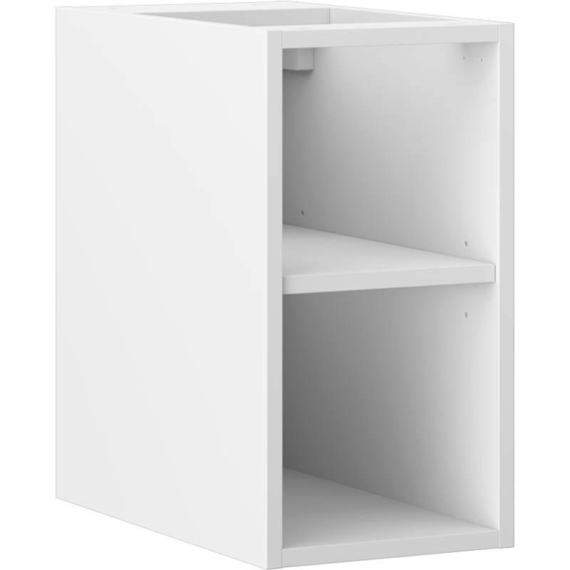 Mexen Box-A nyitott szekrény polccal 25 cm, fehér matt - 91AX2-0250-470-0-01