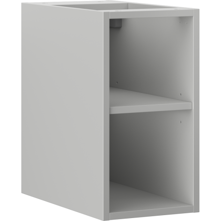 Mexen Box-A nyitott szekrény polccal 25 cm, szürke matt - 91AX2-0250-470-0-62