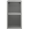 Mexen Box-A nyitott szekrény polccal 25 cm, szürke matt - 91AX2-0250-470-0-62
