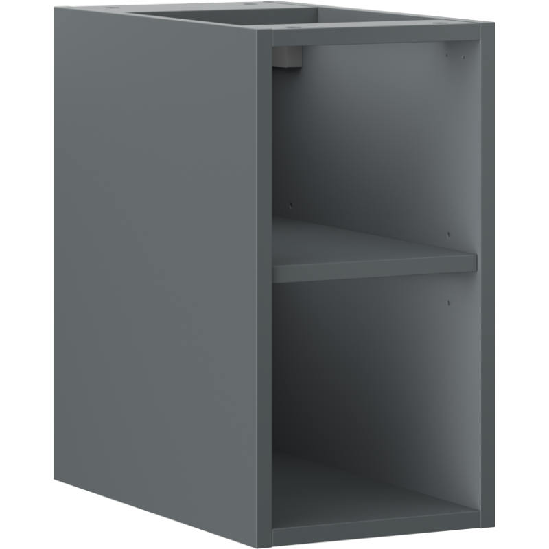 Mexen Box-A dulap deschis cu raft 25 cm, grafit mat - 91AX2-0250-470-0-66