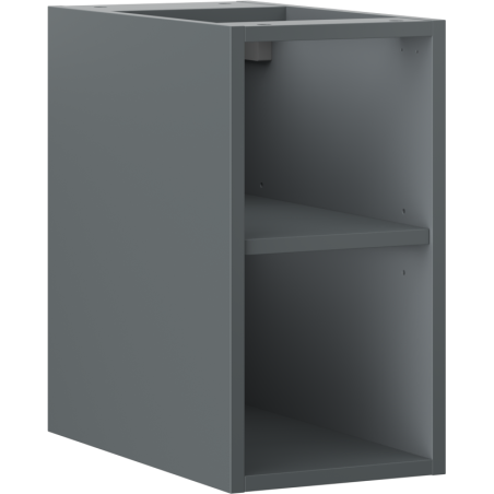 Mexen Box-A dulap deschis cu raft 25 cm, grafit mat - 91AX2-0250-470-0-66