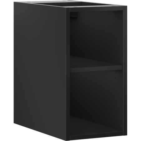 Mexen Box-A dulap deschis cu raft de 25 cm, negru mat - 91AX2-0250-470-0-71