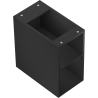 Mexen Box-A dulap deschis cu raft de 25 cm, negru mat - 91AX2-0250-470-0-71