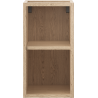 Mexen Box-A nyitott szekrény polccal 25 cm, tölgy - 91AX2-0250-470-0-81