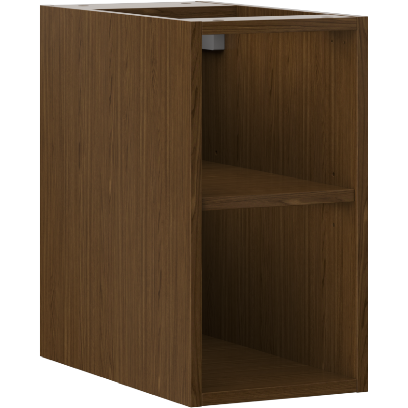 Mexen Box-A dulap deschis cu raft 25 cm, nuc - 91AX2-0250-470-0-86