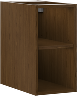 Mexen Box-A dulap deschis cu raft de 25 cm, nuc - 91AX2-0250-470-0-86