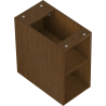 Mexen Box-A nyitott szekrény polccal 25 cm, dió - 91AX2-0250-470-0-86