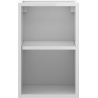 Mexen Box-A dulap deschis cu raft 30 cm, alb lucios - 91AX2-0300-470-0-00