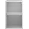 Mexen Box-A nyitott szekrény polccal 30 cm, fehér fényes - 91AX2-0300-470-0-00