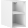 Mexen Box-A nyitott szekrény polccal 30 cm, matt fehér - 91AX2-0300-470-0-01