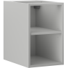 Mexen Box-A nyitott szekrény polccal 30 cm, szürke matt - 91AX2-0300-470-0-62