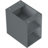 Mexen Box-A dulap deschis cu raft de 30 cm, grafit mat - 91AX2-0300-470-0-66