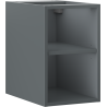 Mexen Box-A nyitott szekrény polccal 30 cm, grafit matt - 91AX2-0300-470-0-66