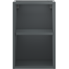Mexen Box-A nyitott szekrény polccal 30 cm, grafit matt - 91AX2-0300-470-0-66