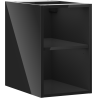 Mexen Box-A dulap deschis cu poliță 30 cm, negru lucios - 91AX2-0300-470-0-70