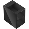 Mexen Box-A nyitott szekrény polccal 30 cm, fekete fényes - 91AX2-0300-470-0-70