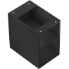 Mexen Box-A nyitott szekrény polccal, 30 cm, fekete matt - 91AX2-0300-470-0-71