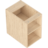 Mexen Box-A nyitott szekrény polccal 30 cm, tölgy - 91AX2-0300-470-0-81