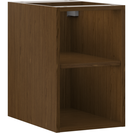 Mexen Box-A nyitott szekrény polccal 30 cm, dió - 91AX2-0300-470-0-86