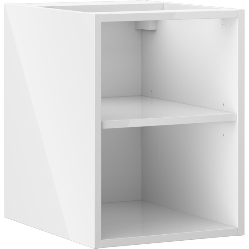 Mexen Box-A dulap deschis cu raft de 35 cm, alb lucios - 91AX2-0350-470-0-00