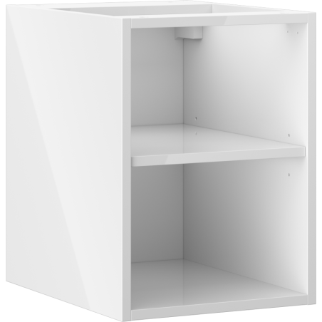 Mexen Box-A dulap deschis cu raft de 35 cm, alb lucios - 91AX2-0350-470-0-00