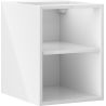Mexen Box-A dulap deschis cu raft de 35 cm, alb lucios - 91AX2-0350-470-0-00