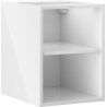 Mexen Box-A nyitott szekrény polccal 35 cm, fehér fényes - 91AX2-0350-470-0-00