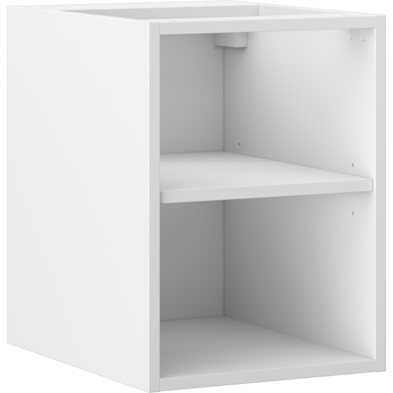 Mexen Box-A nyitott szekrény polccal 35 cm, matt fehér - 91AX2-0350-470-0-01