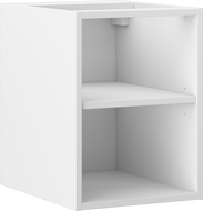 Mexen Box-A dulap deschis cu un raft de 35 cm, alb mat - 91AX2-0350-470-0-01