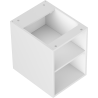 Mexen Box-A nyitott szekrény polccal 35 cm, matt fehér - 91AX2-0350-470-0-01