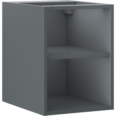 Mexen Box-A dulap deschis cu raft 35 cm, grafit mat - 91AX2-0350-470-0-66