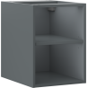 Mexen Box-A dulap deschis cu raft 35 cm, grafit mat - 91AX2-0350-470-0-66