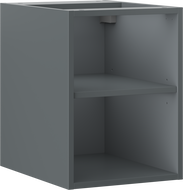 Mexen Box-A dulap deschis cu raft 35 cm, grafit mat - 91AX2-0350-470-0-66