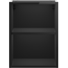 Mexen Box-A dulap deschis cu raft 35 cm, negru lucios - 91AX2-0350-470-0-70