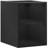 Mexen Box-A nyitott szekrény polccal 35 cm, fekete matt - 91AX2-0350-470-0-71