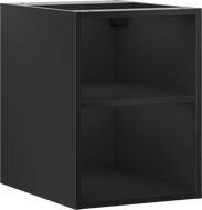 Mexen Box-A dulap deschis cu raft, 35 cm, negru mat - 91AX2-0350-470-0-71