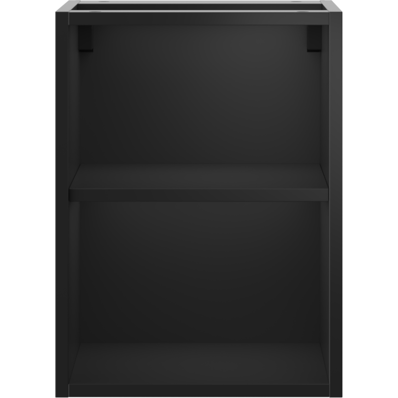 Mexen Box-A dulap deschis cu raft 35 cm, negru mat - 91AX2-0350-470-0-71