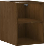 Mexen Box-A nyitott szekrény polccal 35 cm, dió - 91AX2-0350-470-0-86