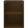 Mexen Box-A dulap deschis cu raft de 35 cm, nuc - 91AX2-0350-470-0-86