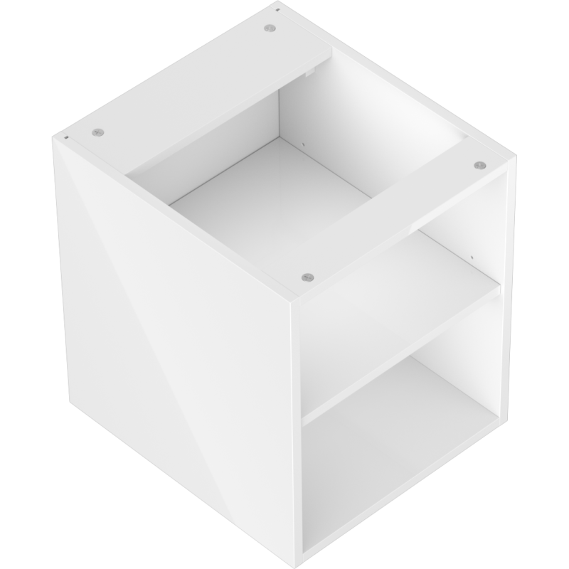 Mexen Box-A nyitott szekrény polccal, 40 cm, fehér fény - 91AX2-0400-470-0-00