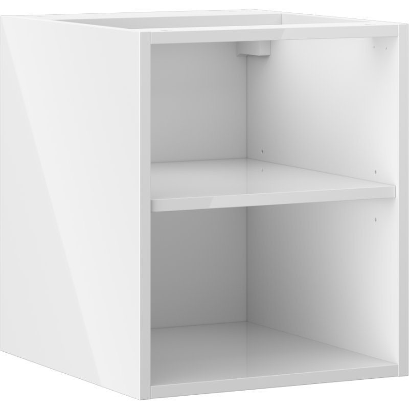 Mexen Box-A dulap deschis cu raft 35 cm, alb lucios - 91AX2-0400-470-0-00